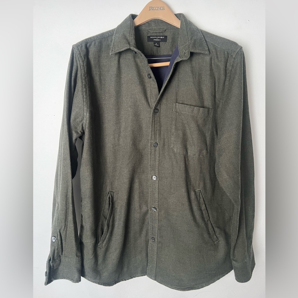 Men’s - LS Banana Republic BD Shirt - Large